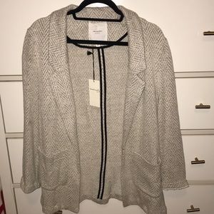 Thread & supply soft sweater blazer